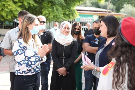 بيطون خلال زيارتها لبلدة عرعرة:محاربة العنف والجريمة- يبدأ بالتّربية